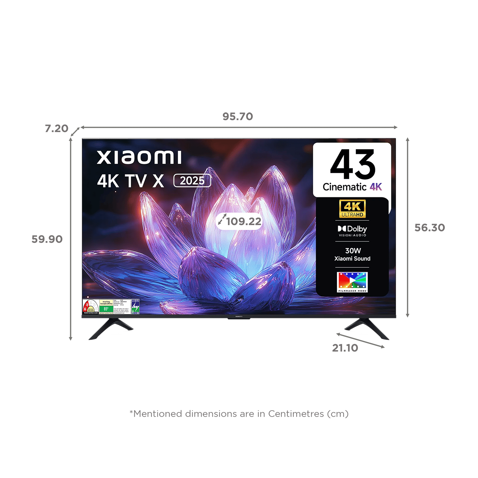 Buy Xiaomi X Series 109 cm (43 inch) 4K Ultra HD LED Smart Google